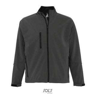 Chaqueta de hombre con cremallera softshell personalizable